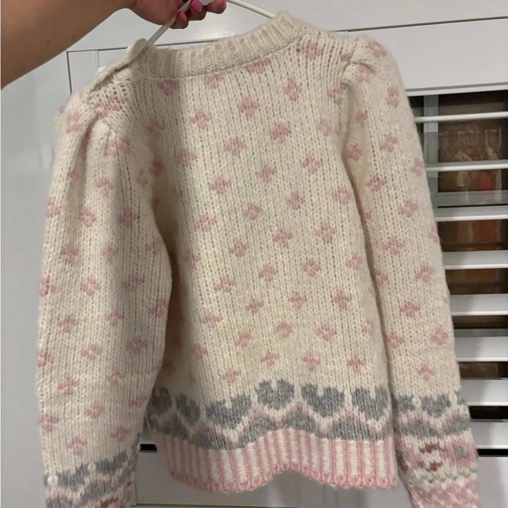 LoveShackFancy Knit Crew Neck Sweater - Picture 2 of 4